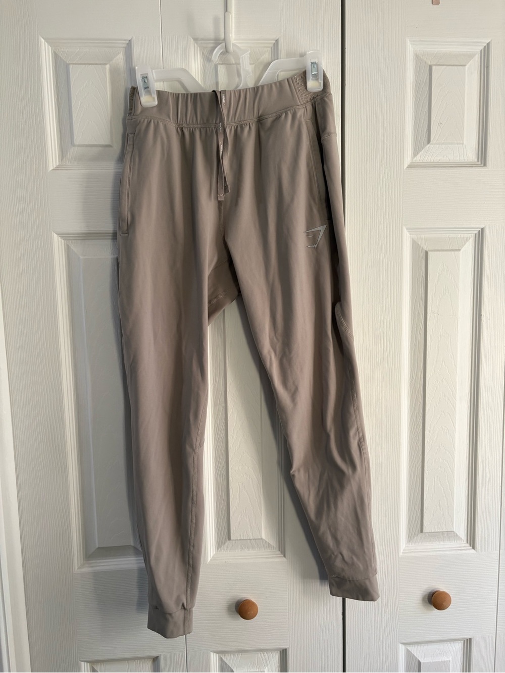 Gymshark Taupe Slim-Fit Training Joggers